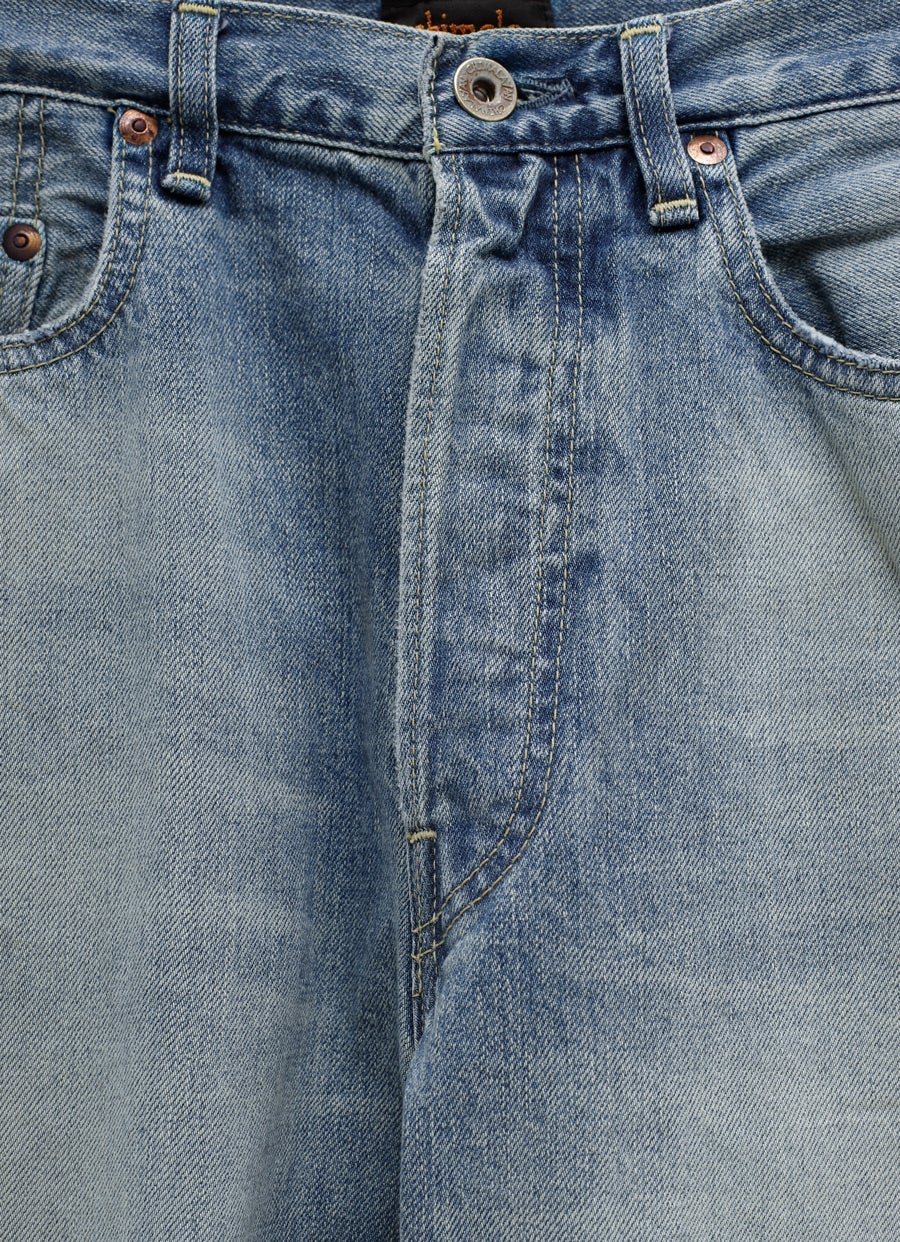 Vintage Denim Wide Straight Cut