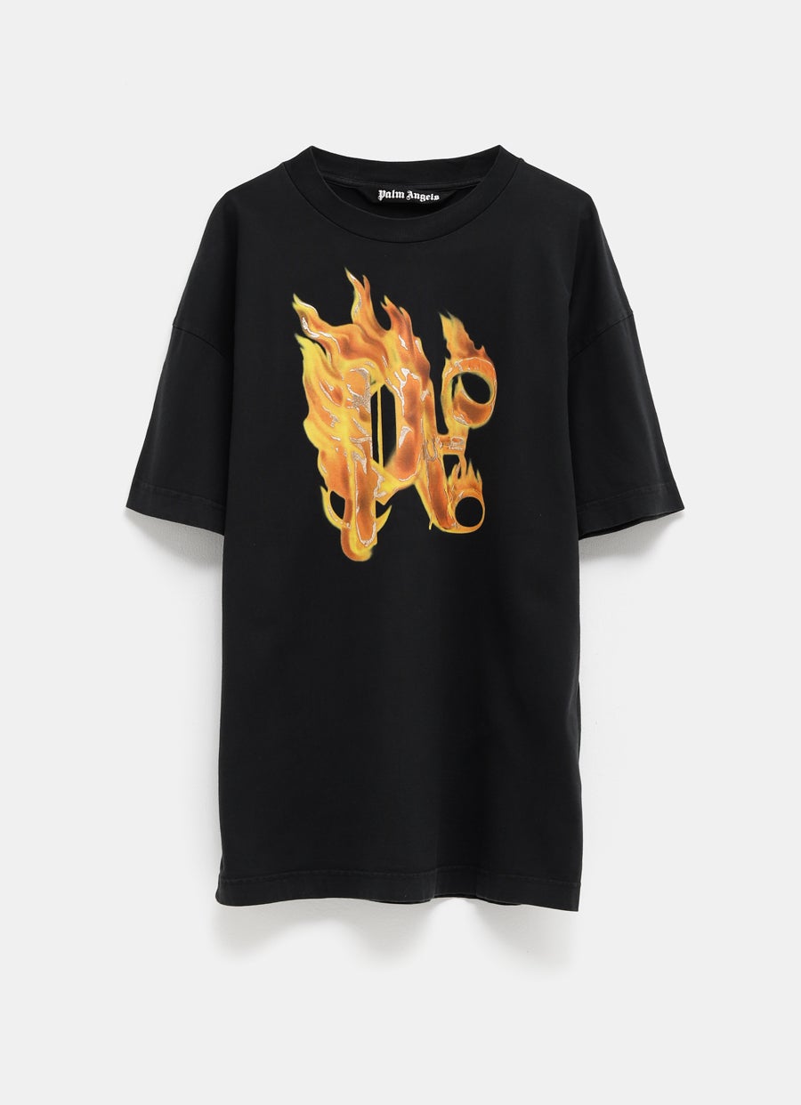 Camiseta Burning Monogram