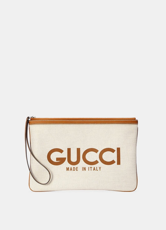 Bolso de mano con estampado Gucci