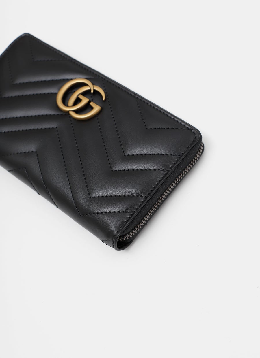 Cartera GG Marmont con cremallera