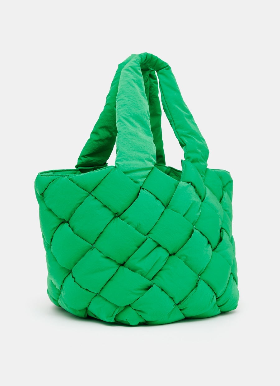 Bottega Veneta Bolso Tote Cassette Acolchado y Trenzado