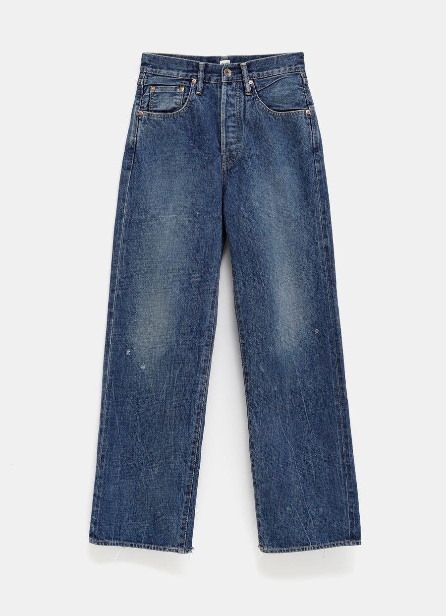 Vaquero Selvedge Denim Unisex de corte recto