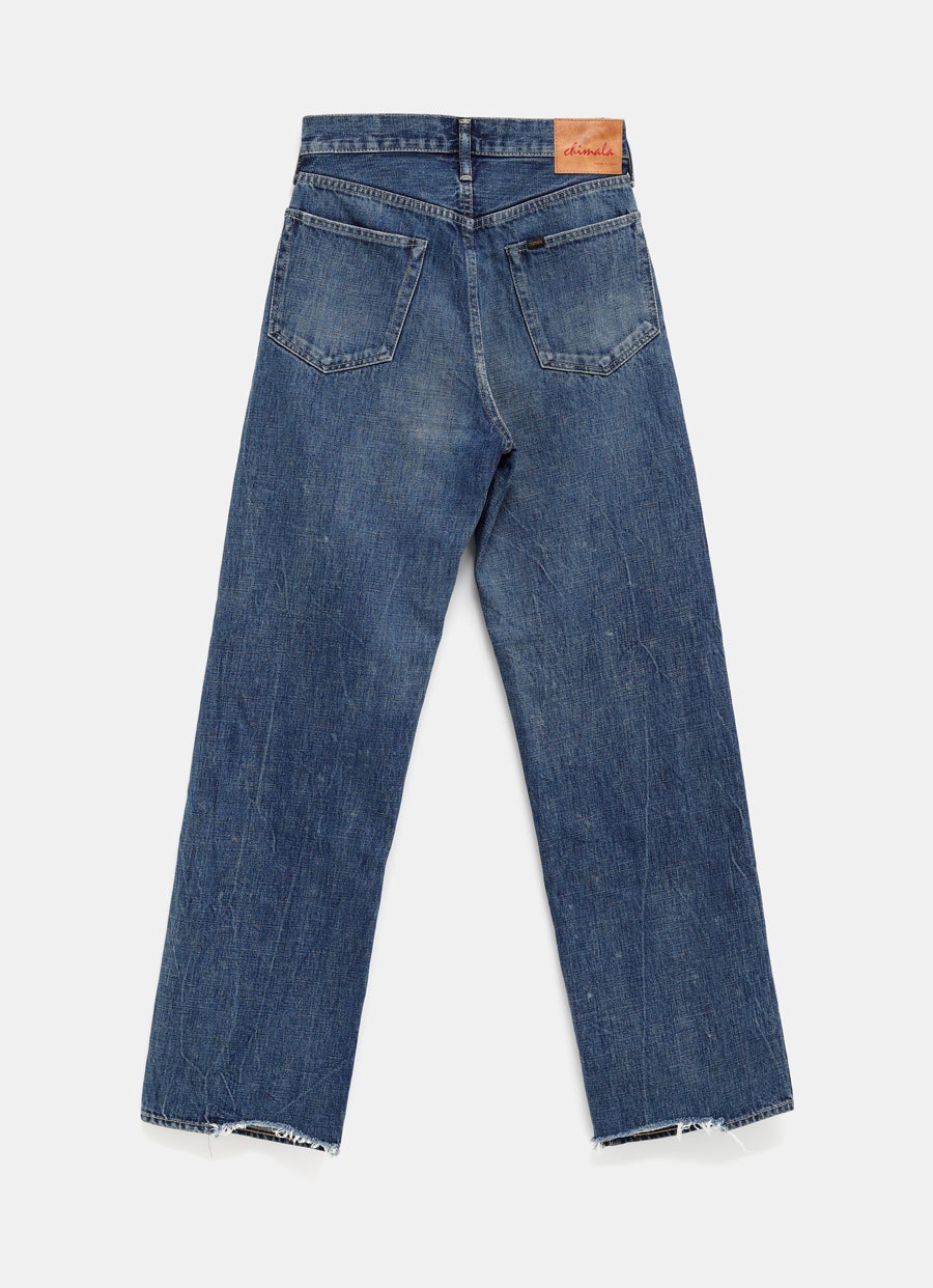 Vaquero Selvedge Denim Unisex de corte recto