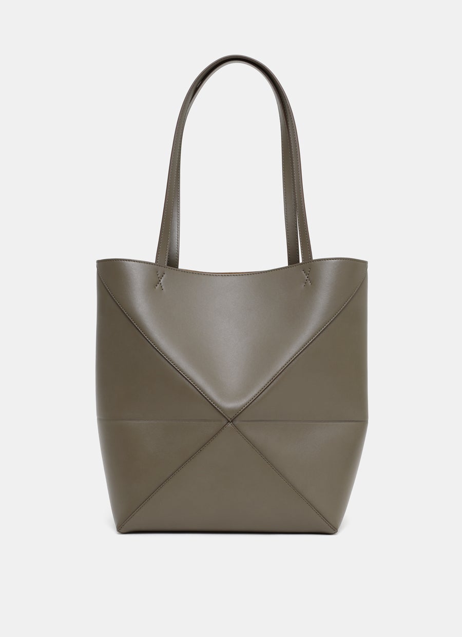 Bolso Puzzle Fold Tote en piel de ternera