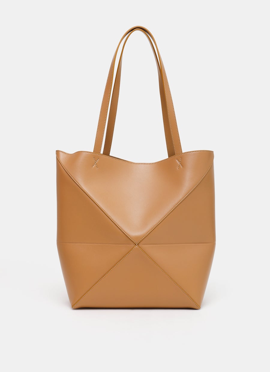 Bolso Puzzle Fold Tote en piel de ternera