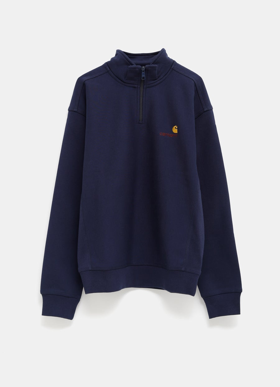 Sudadera Half Zip American Script