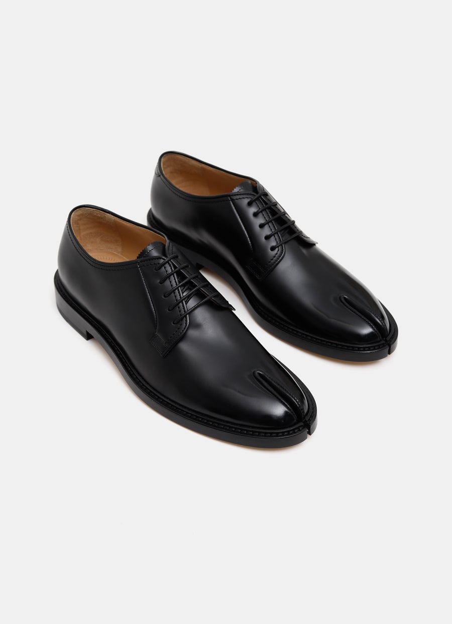 Zapato Derby Tabi de piel para hombre