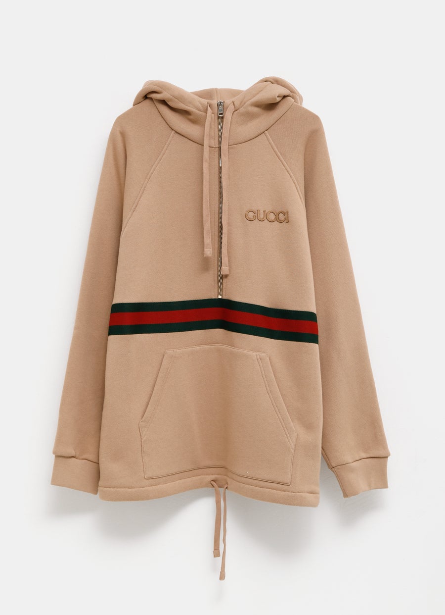 Sudadera con capucha y cremallera