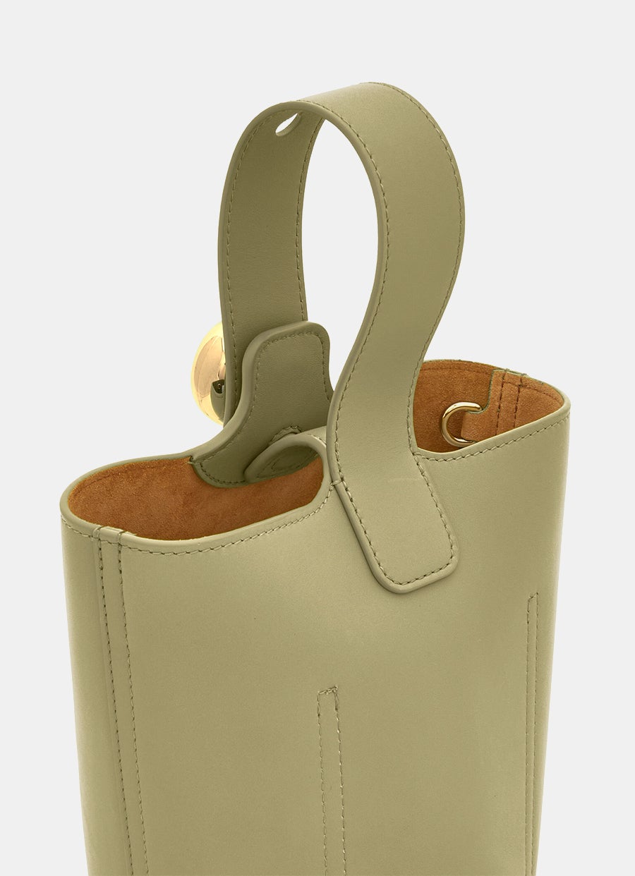 Bolso Pebble Bucket mediano