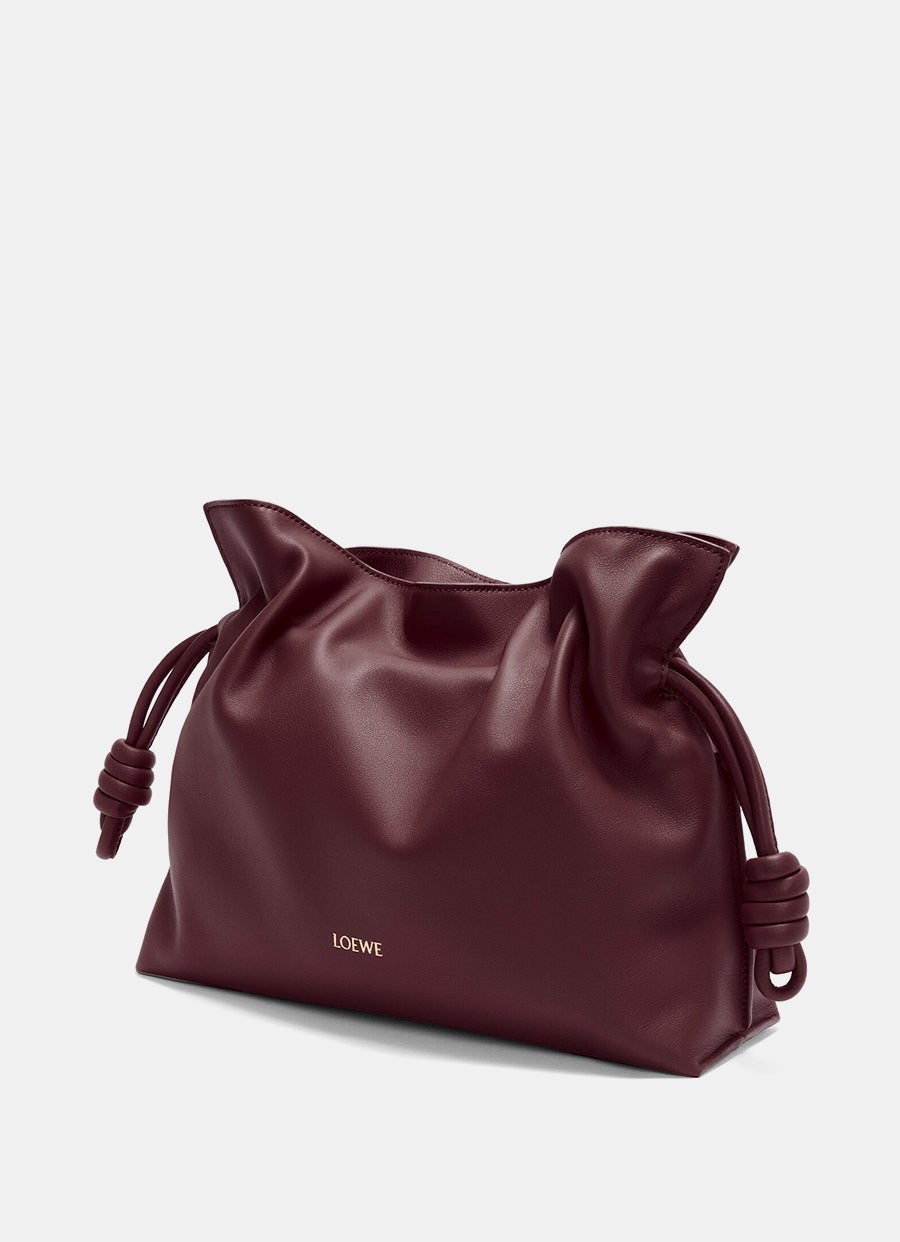 Bolso Flamenco Clutch mediano en piel napa