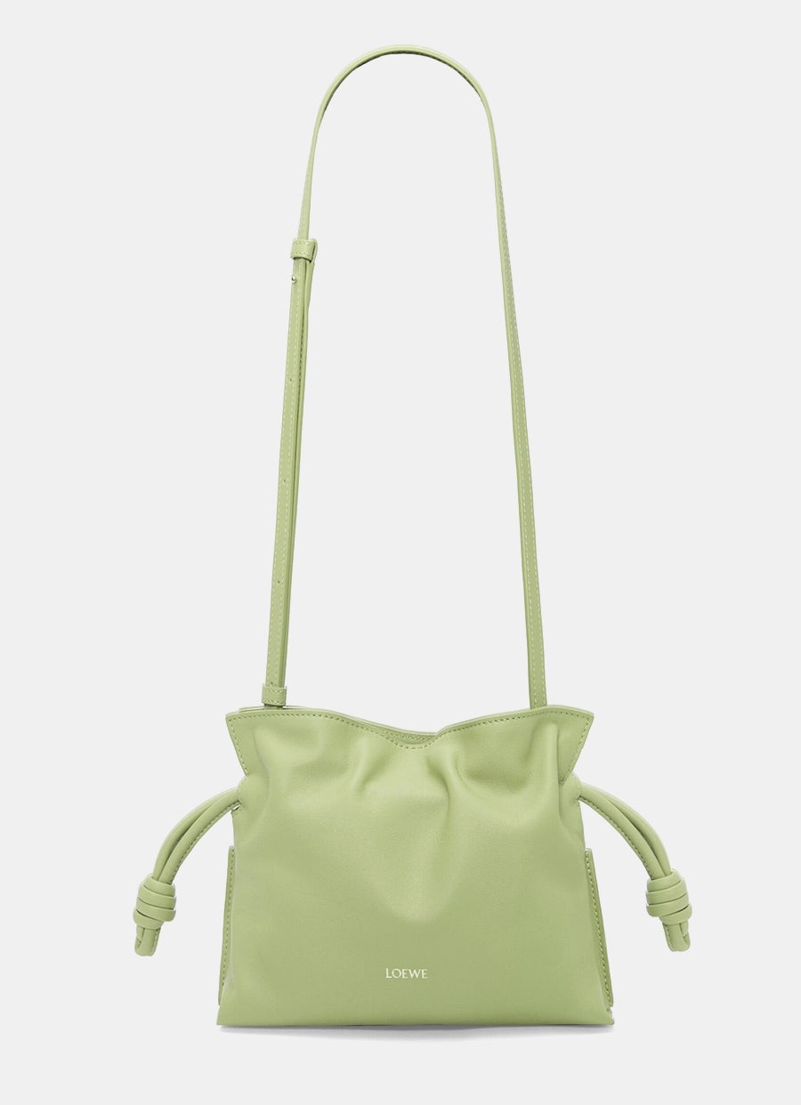 Bolso Flamenco Cluth mini en piel napa