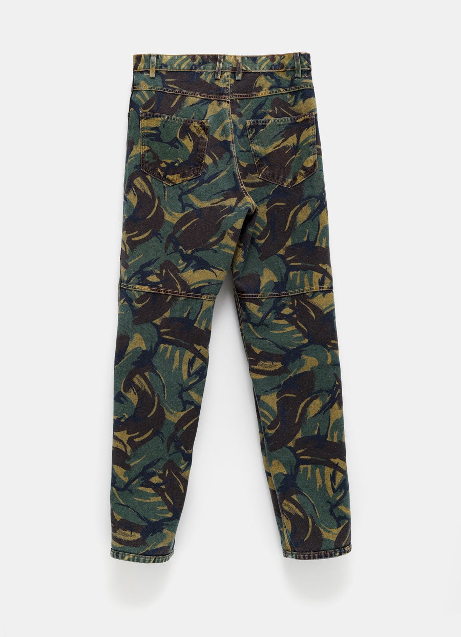 Pantalón vaquero reversible de camuflaje