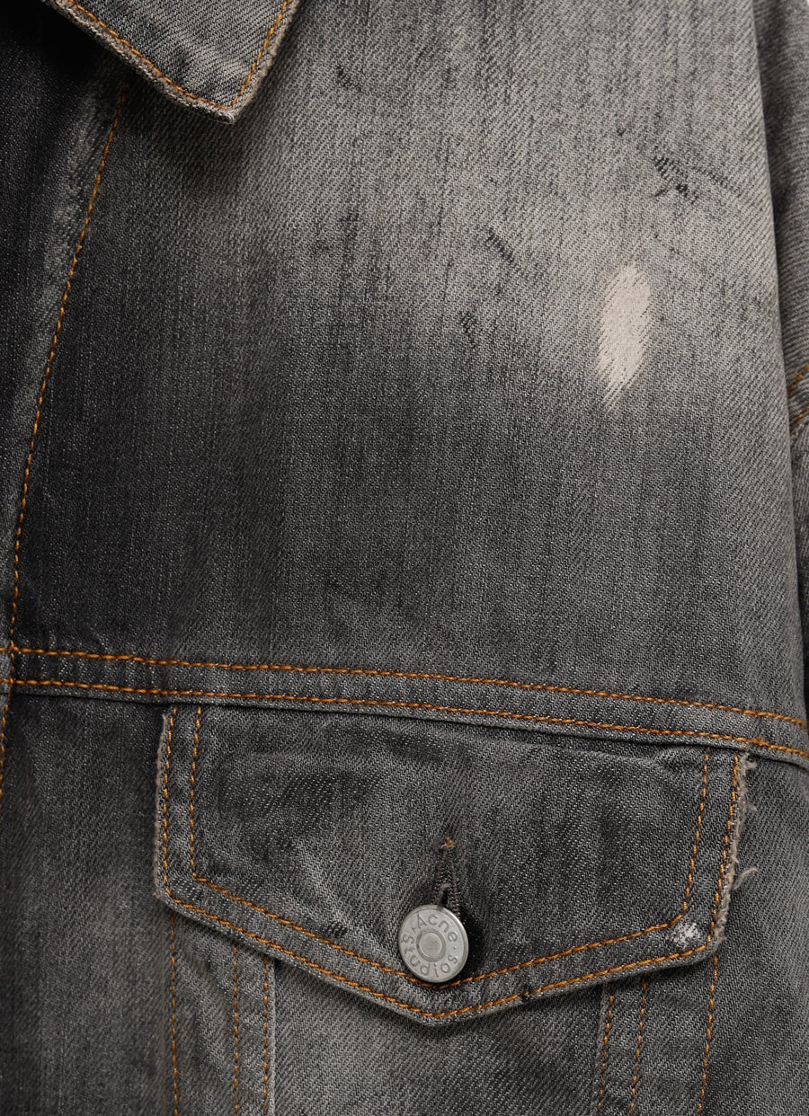 Chaqueta denim oversize para hombre