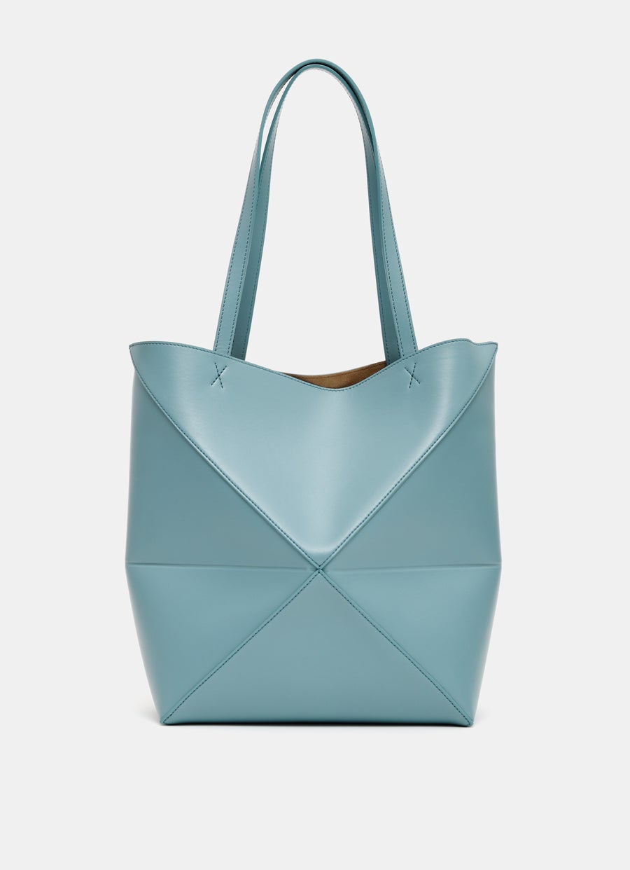 Bolso Puzzle Fold Tote en piel de ternera