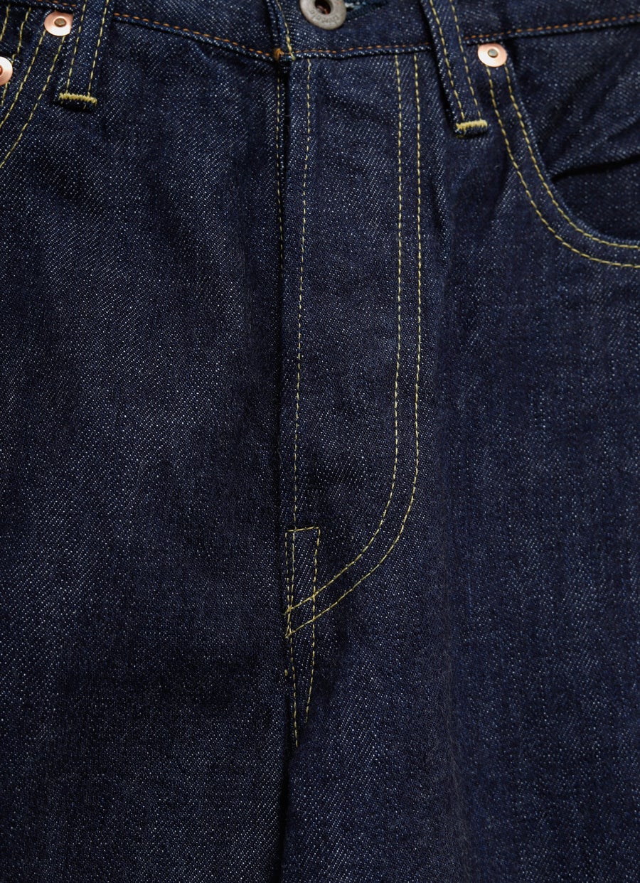 Pantalón vaquero Selvedge Denim Unisex de corte recto