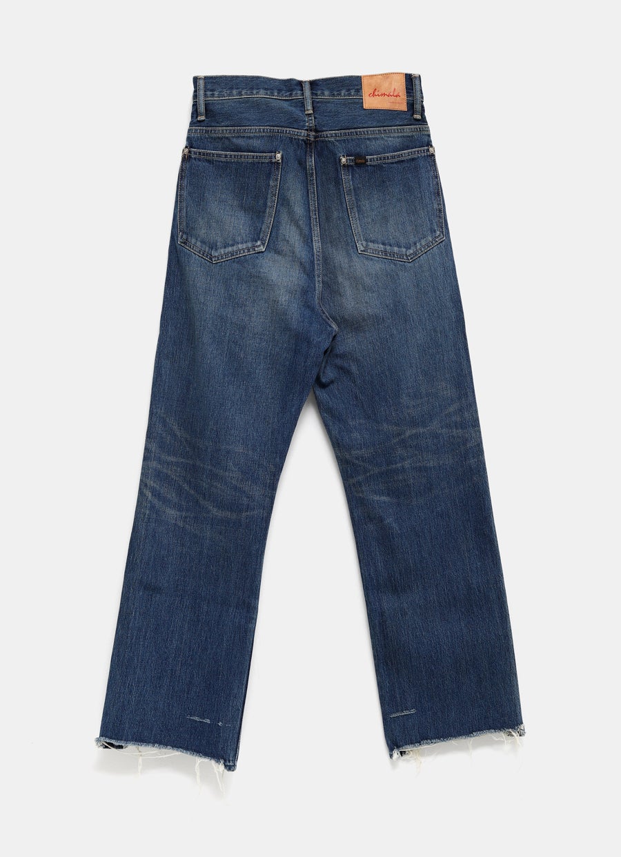 Pantalón vaquero Selvedge Denim baggy para mujer