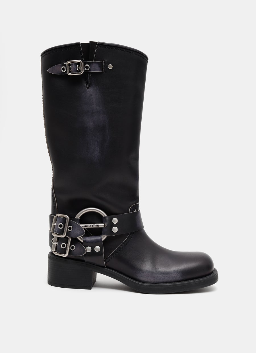 Bota Biker de Miu Miu