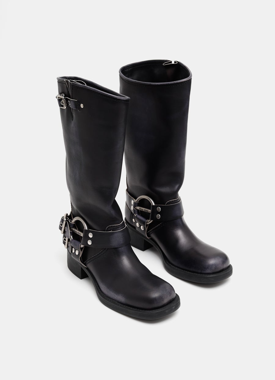 Bota Biker de Miu Miu