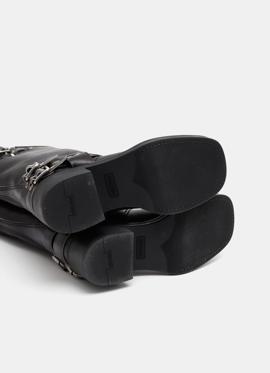 Bota Biker de Miu Miu