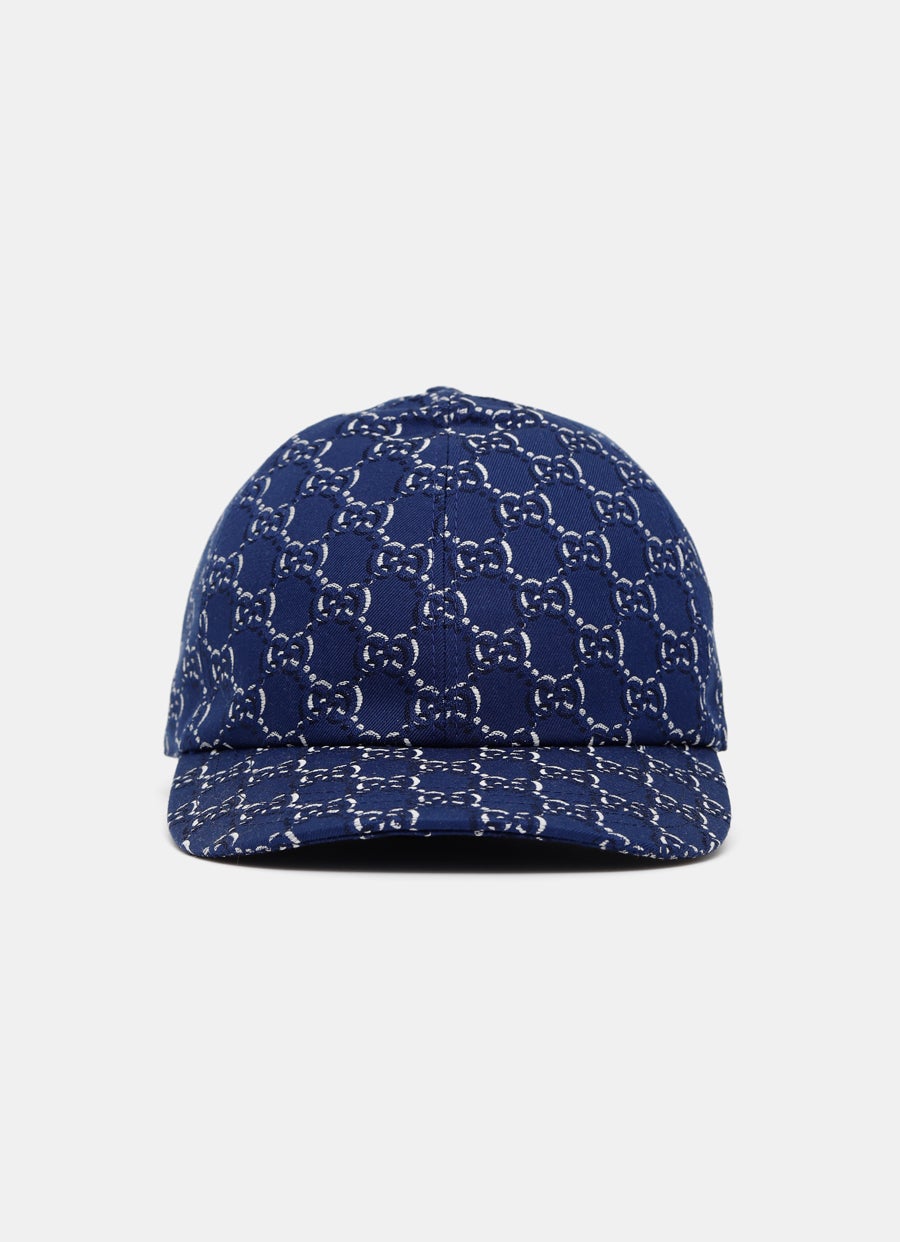 Gorra de béisbol en lona GG Jacquard