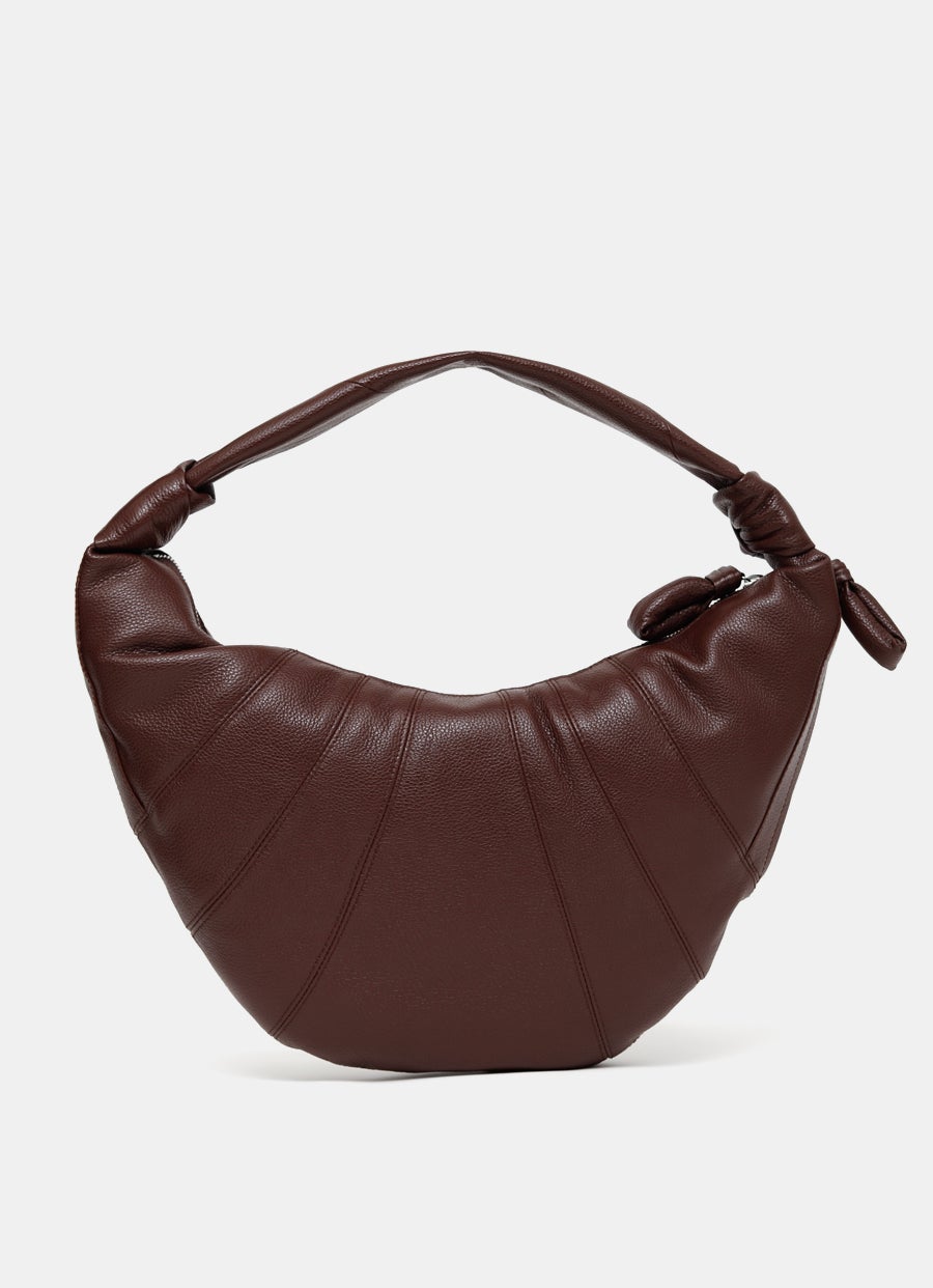 Bolso Fortune Croissant en piel granulada