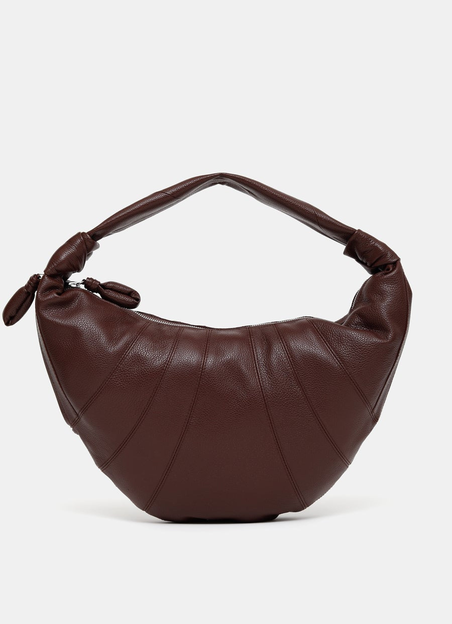 Bolso Fortune Croissant en piel granulada