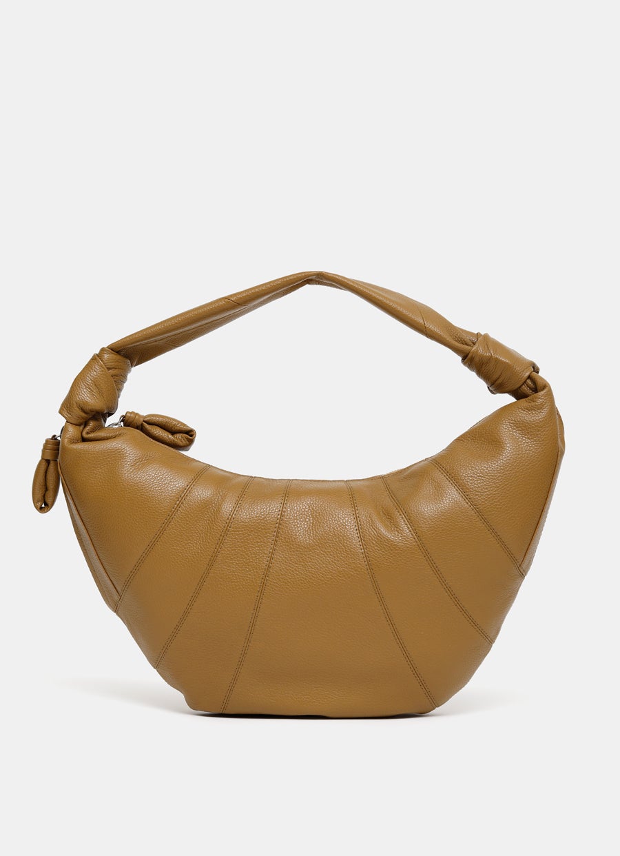 Bolso Fortune Croissant en piel granulada